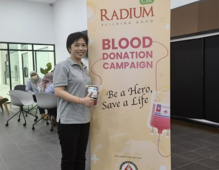 Marie Lim from Branding & Marketing team was one of successful first-time donors.